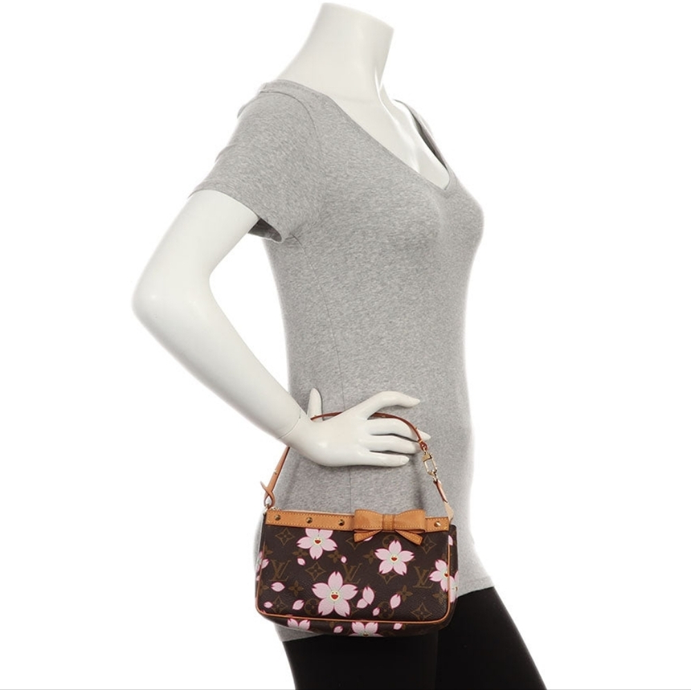 Louis Vuitton x Murakami Cherry Blossom Pochette Bag